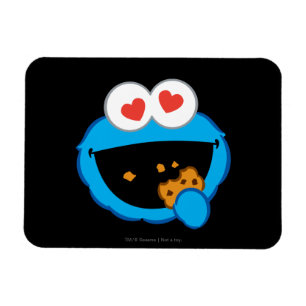 Cookie Smiling Face with Heart-Shaped Eyes Magnet