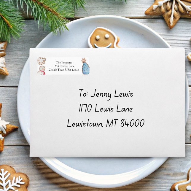 Cookie Swap Address Label (Cookie Return Address Label)
