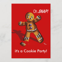 Cookie Swap Christmas Party Invitation