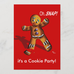 Cookie Swap Christmas Party Invitation