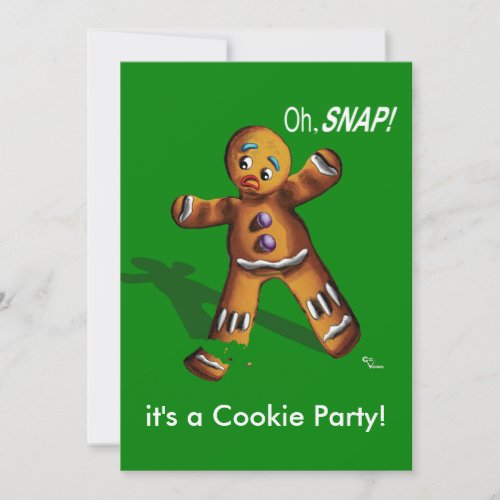 Cookie Swap Christmas Party Invitation