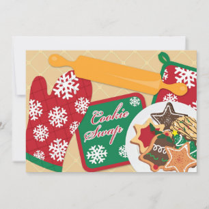 Cookie Swap Exchange Holiday Invitation
