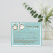 Cookie Swap Instruction Card - Custom Design (Standing Front)