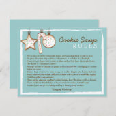 Cookie Swap Instruction Card - Custom Design (Front/Back)