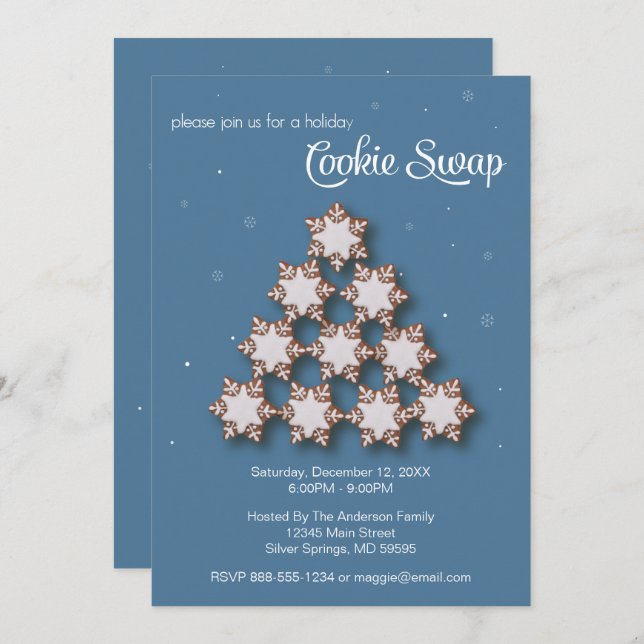 Cookie Swap Invitation (Front/Back)
