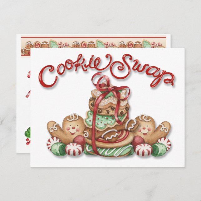 Cookie Swap Invitation - SRF (Front/Back)
