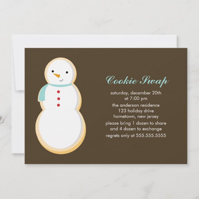 Cookie Swap Invitations (Front)