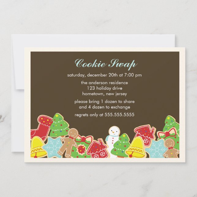 Cookie Swap Invitations (Front)