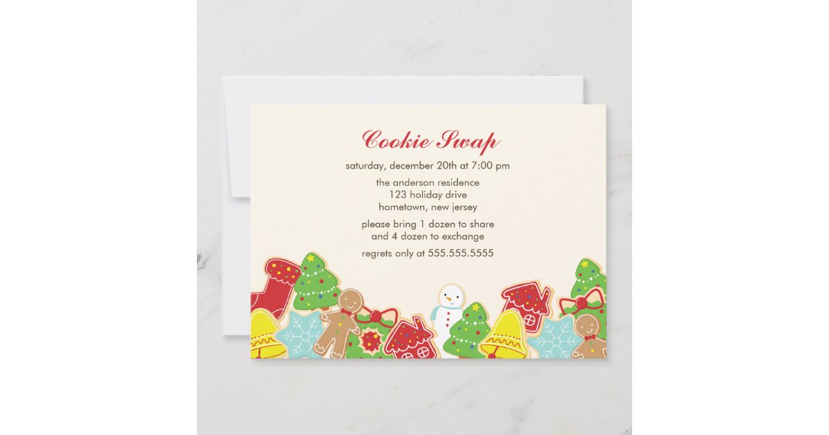 Cookie Swap Party Invitation | Zazzle