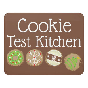 Cookie Test Kitchen Door Sign
