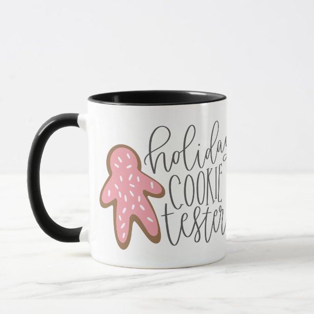 COOKIE TESTER gingerbread Mug (Left)