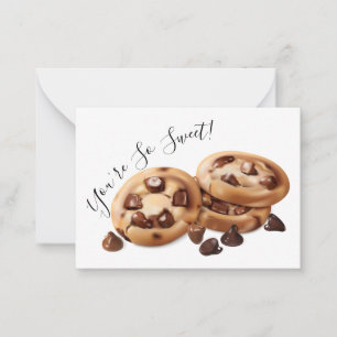 Cookie Thank You Note Card
