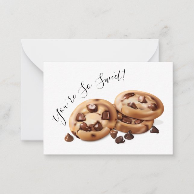 Cookie Thank You Note Card (Front)