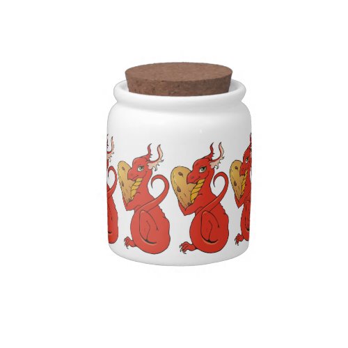 Cookie Thief Dragon Candy Jar