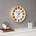 Cookie Time Chocolate Chip Cookie Kitchen Clock | Zazzle