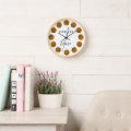Cookie Time Chocolate Chip Cookie Kitchen Clock | Zazzle