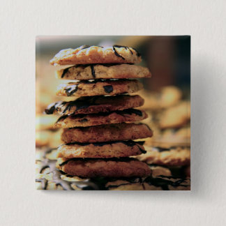 cookie tower pinback button