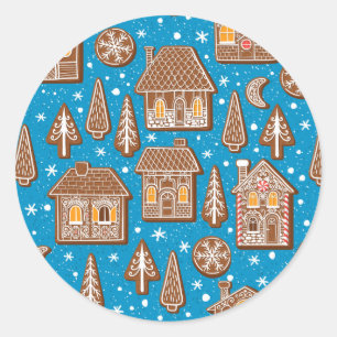 Cookie town classic round sticker