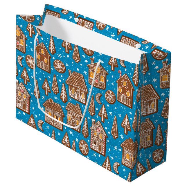 Cookie town large gift bag (Front Angled)