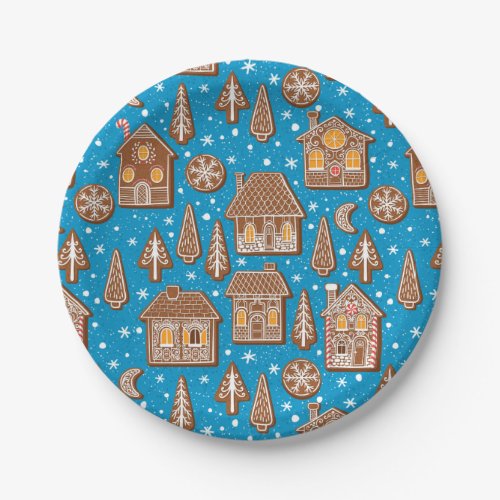 Cookie town paper plates