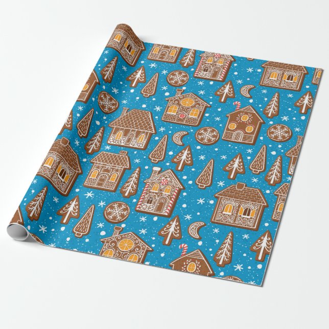 Cookie town wrapping paper (Unrolled)