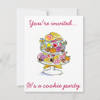 cookie tray  You're invited..., It's a coo... Invitation