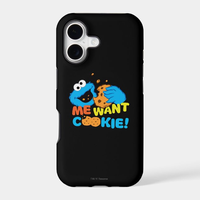Cookie Wants Cookie Iphone Case (Back)