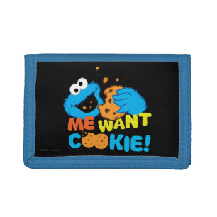 Cookie Wants Cookie Tri-fold Wallet