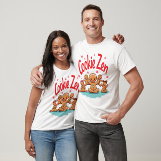 "Cookie Zen" and Playful Gingerbread T-Shirt