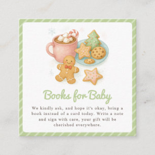 Cookies and Cocoa Christmas Books for Baby Enclosure Card