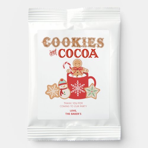 Cookies and Cocoa  Gingerbread   Hot Chocolate Drink Mix