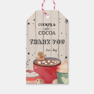 Cookies and Cocoa Holiday Christmas Hot Chocolate Gift Tags