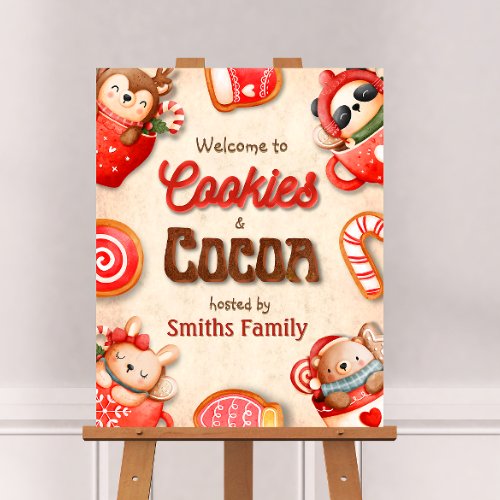Cookies and Cocoa _ Holiday Party Welcome Sign