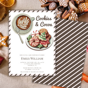 Cookies and Cocoa Warm Cozy Baby Shower Invitation