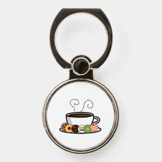 Cookies and coffee phone ring stand