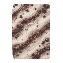 Cookies and Cream Milkshake Marble Texture Design