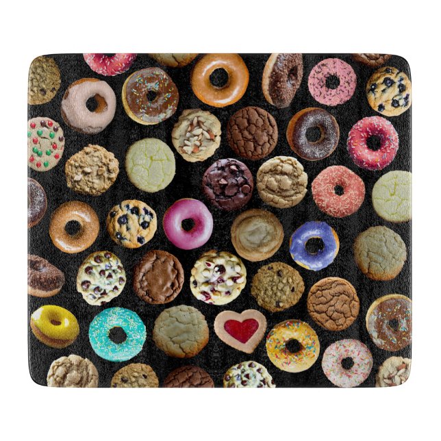 Cookies and Doughnuts Cutting Board (Front)