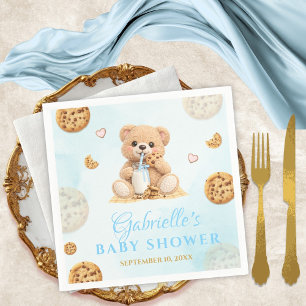 Cookies and milk Baby Shower - Cookie Baby Shower Napkins
