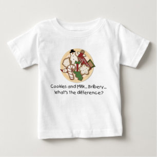 Cookies and Milk...Bribery... Toddler Long Sleeve Baby T-Shirt
