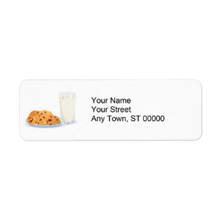 cookies and milk label