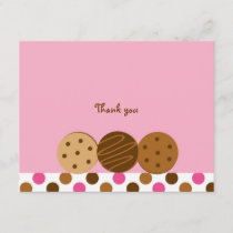 Cookies and Milk Thank You Note Cards