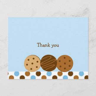 Cookies and Milk Thank You Note Cards