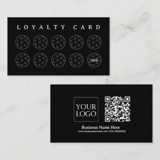 Cookies Bakery Baker Coffee Shop Homemade Business Loyalty Card