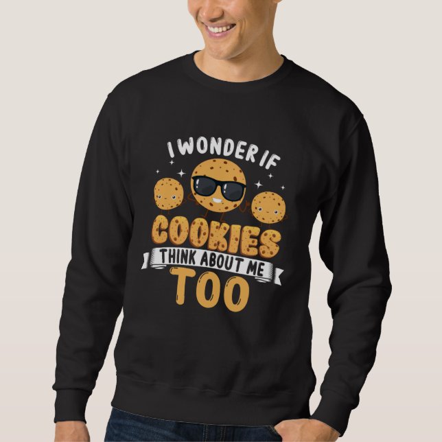 Cookies  Baking Chocolate Cookie for Men Women Kid Sweatshirt (Front)