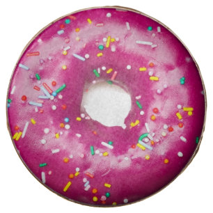 Cookies - Bight Pink Doughnut With Sprinkles