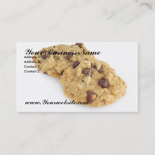 Customizable Cookies Business Card Templates