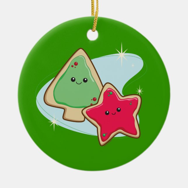 Cookies Ceramic Ornament (Front)