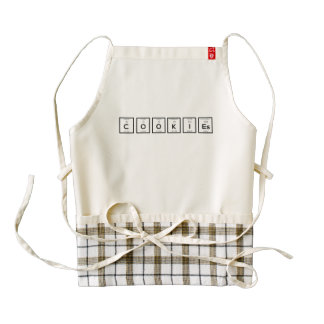 Cookies Chemical element Z57c7 Zazzle HEART Apron
