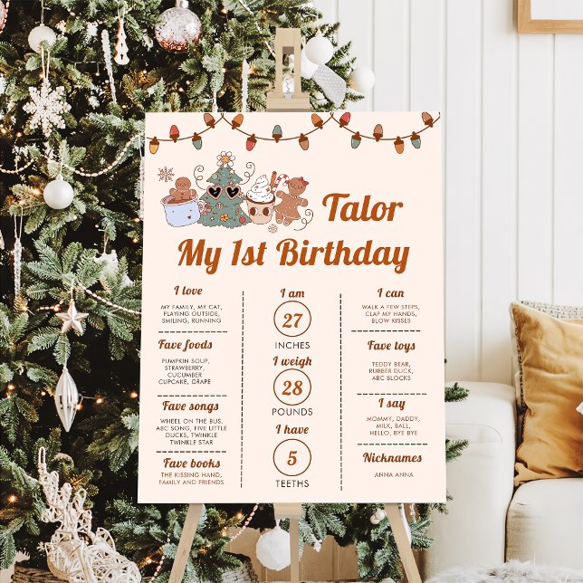  Cookies Christmas Birthday Milestone Sign (Creator Uploaded)