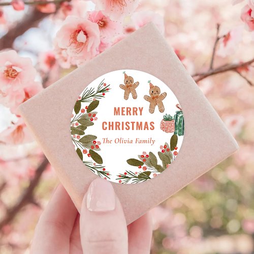 Cookies Christmas Party  Classic Round Sticker